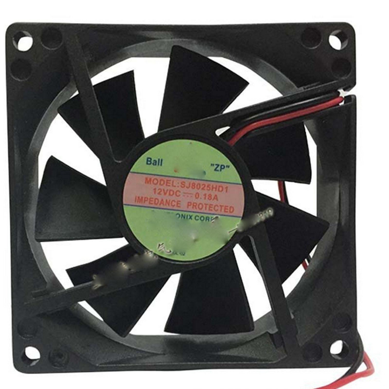 12V DC 80x80x25mm    40CFM    ߰ ӵ